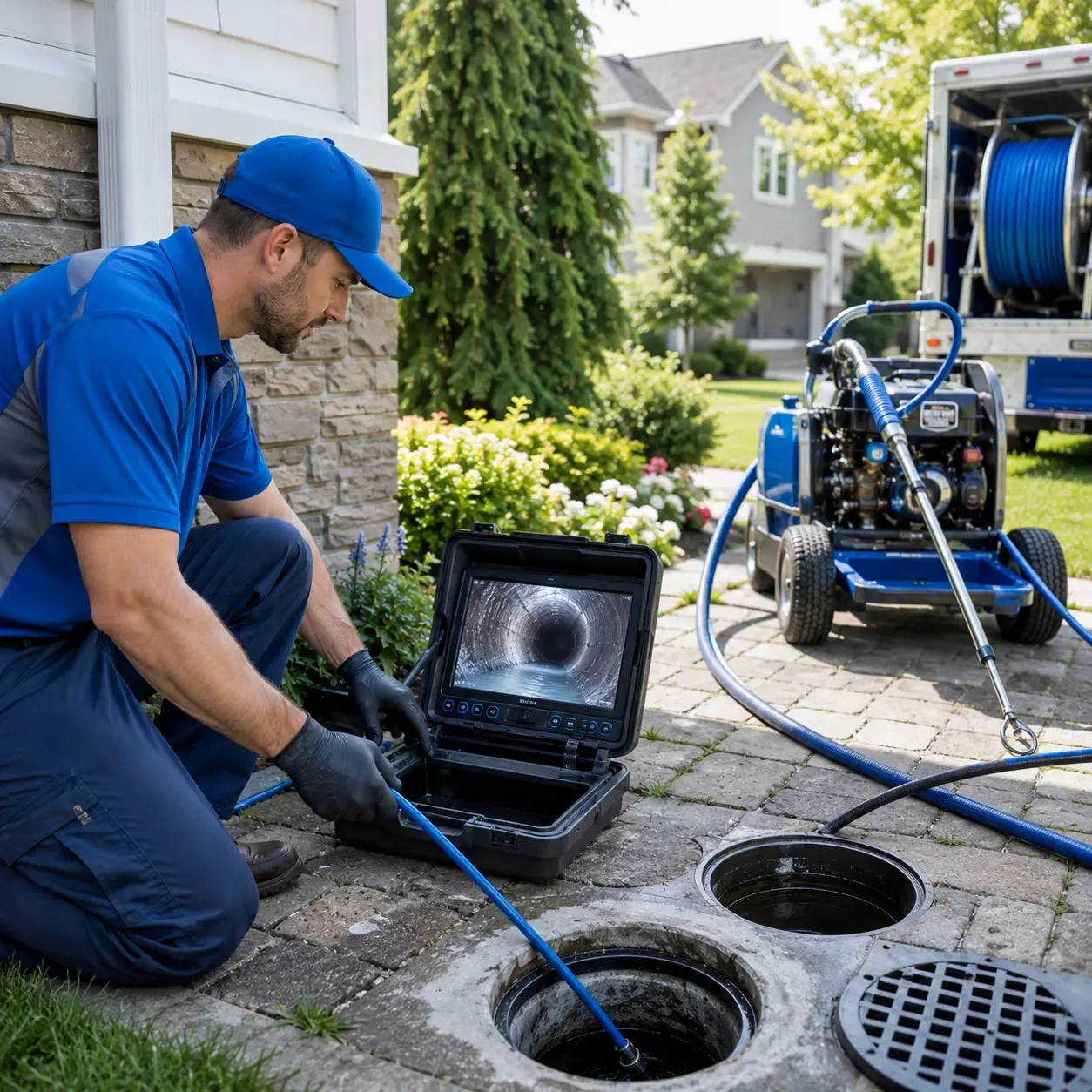 Outdoor drain cleaning professionals serving Shabbona, IL